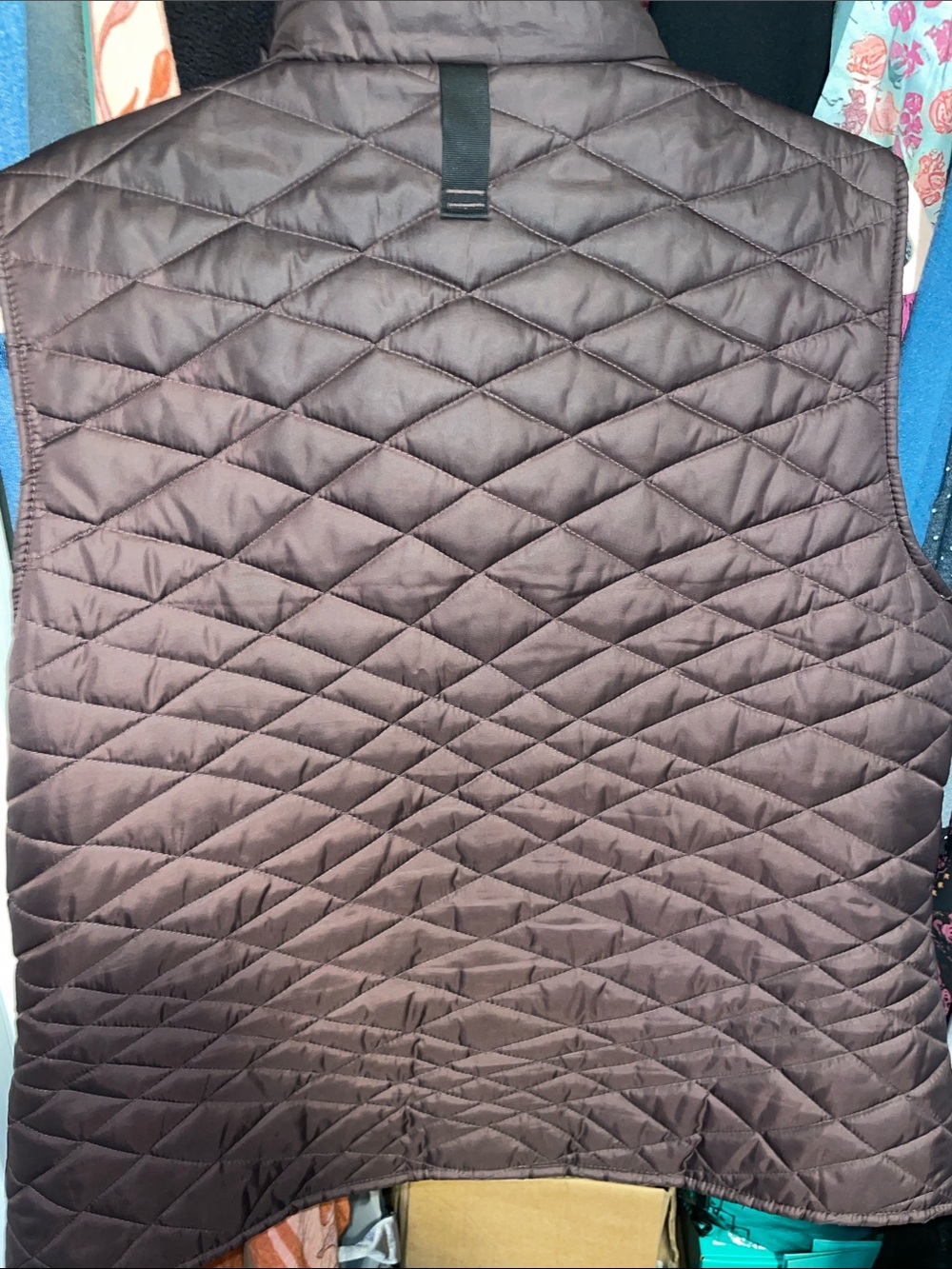 Royal Robbins Quilted Sleeveless Puffer Vest - Brown Outdoor Travel Hiking Fall - Picture 3 of 6